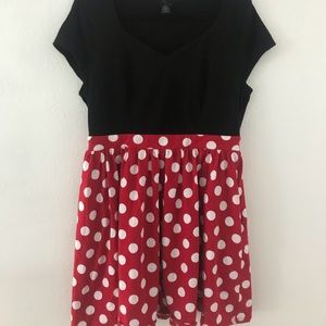 Minnie Mouse cosplay dress from hot topic